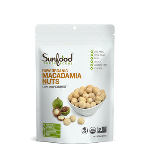 Sunfood, Macadamia Nuts, 8oz