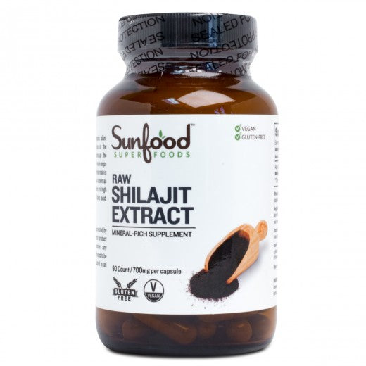 Sunfood, Shilajit Capsules 500mg, 90 ct