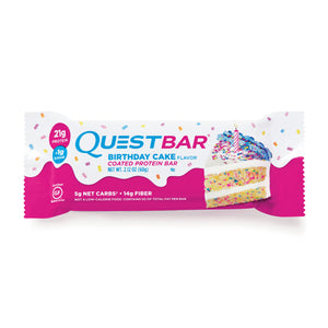 Quest Protein Bar, Birthday Cake, 2.12 oz