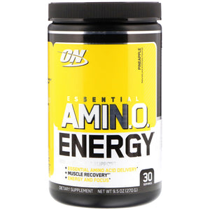 Optimum Nutrition Essential Amino Energy, Pineapple, 30 servings
