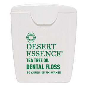 Desert Essence, Tea Tree Oil Dental Floss, Waxed 50yds