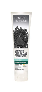 Desert Essence, Activated Coconut Charcoal Toothpaste 6.25 oz.