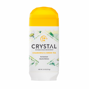 Crystal Deodorant, Solid Stick Chamomile & Green Tea 2.5oz