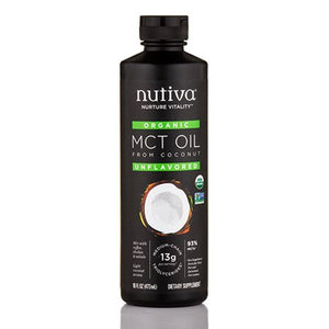 Nutiva, Organic Unflavored Liquid MCT Oil, 16 fl. oz