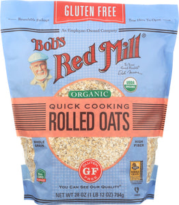 Bob's Red Mill, ORGANIC Gluten Free Quick Cooking Oats, 2 lb