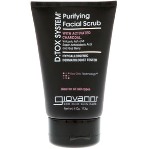 Giovanni, D:tox System Purifying facial Scrub, 4oz