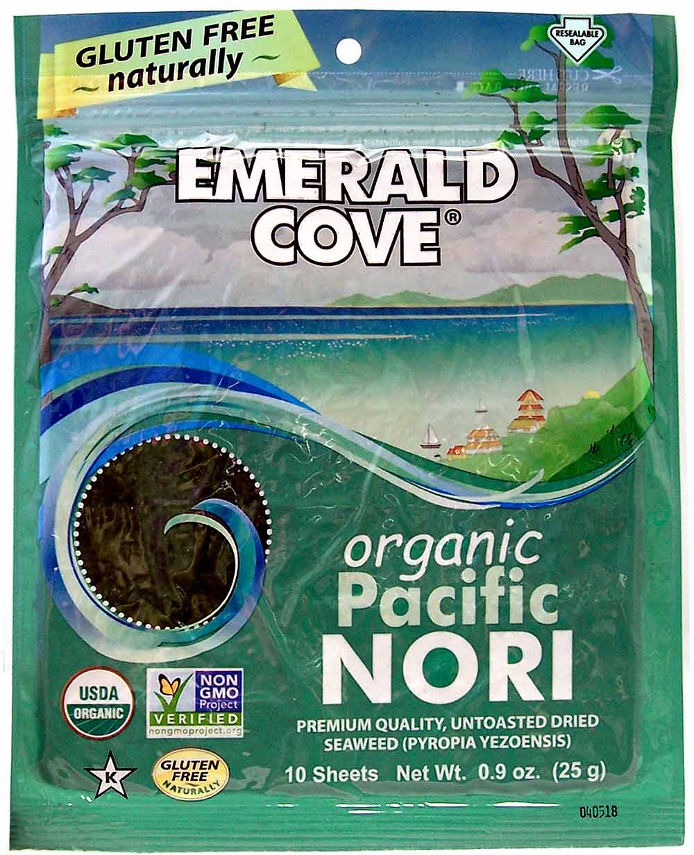 Emerald Cove, Organic Pacific Untoasted Nori