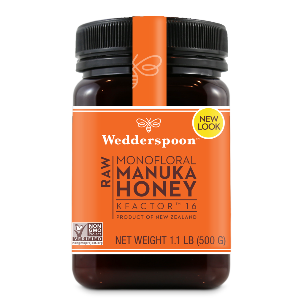 Wedderspoon Organic KFactor 16 Manuka Honey 8.8 oz. Jar