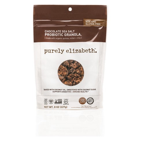 Purely Elizabeth,  Probiotic Granola, Chocolate Sea Salt, 8oz