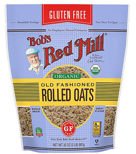 Bob's Red Mill, ORGANIC Gluten Free Old Fashioned Rolled Oats, 2lb