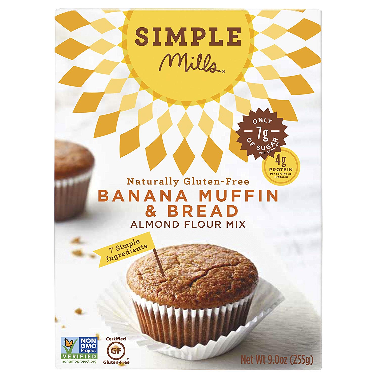 Simple Mills, Muffin Banana Mix, 9 oz