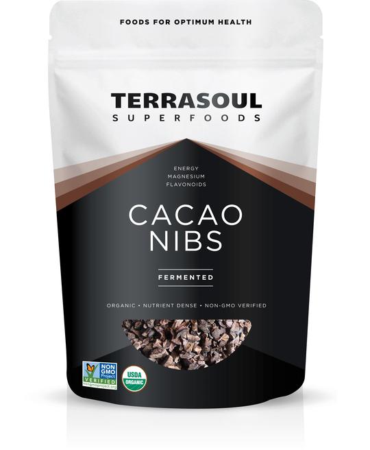 Terrasoul, Organic Raw Cacao Nibs Fermented, 6 oz