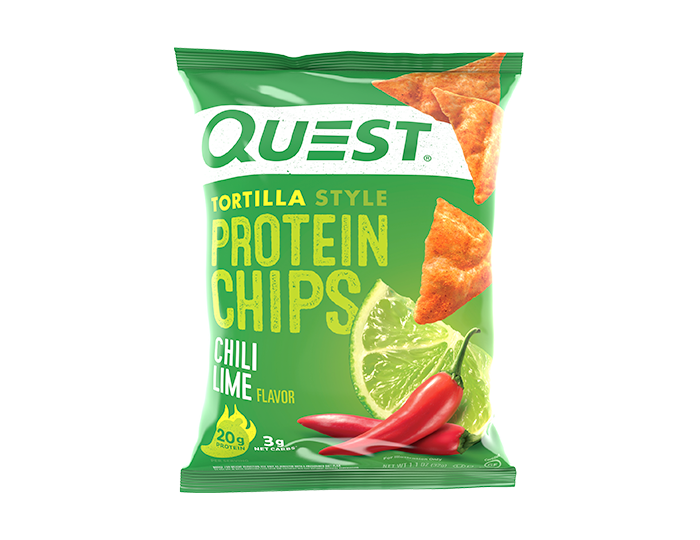 Quest Protein Chips, Tortilla Style, Chili Lime