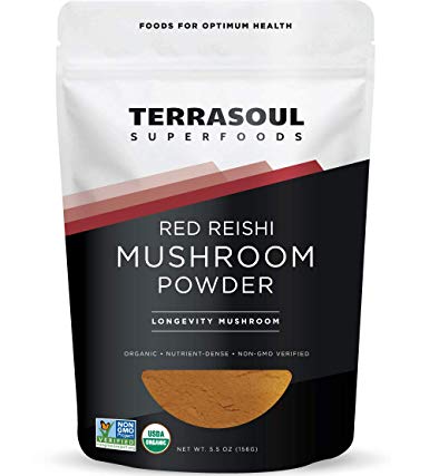 Terrasoul, Organic Reishi Mushroom Extract Powder, 5.5 Oz