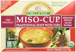 Edward & Sons, Organic Miso-Cup Mix, Traditional Soup with Tofu, 4 pk