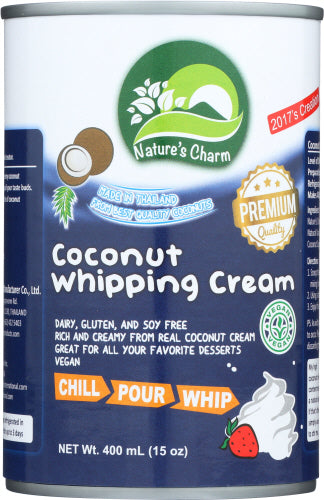 Nature's Charm, Coconut Whipping Cream, 13.5 oz