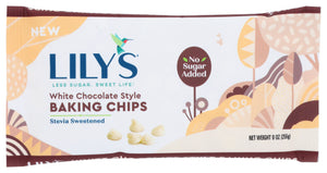 Lily's, White Chocolate Baking Chips, 9oz