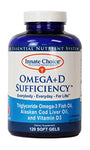 Innate Choice, OmegaA+D High Potency Sufficiency, Citrus Capsules, 120