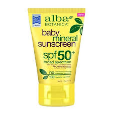 Alba Botanica, Baby Mineral Sunscreen (SPF 50) 4 oz