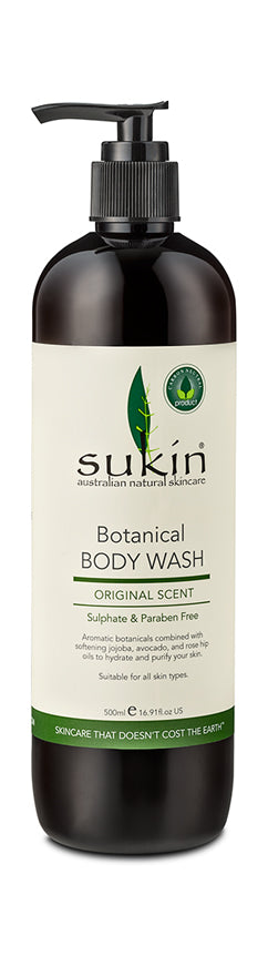 Sukin, Botanical Signature Scent Body Wash, 16.9 fl. oz