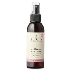 Sukin, Rose Hydrating Mist Toner, 4.23 fl. oz