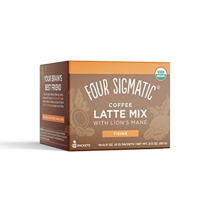 Four Sigmatic, Mushroom Coffee Latte Mix with Lion's Mane, 10 pk