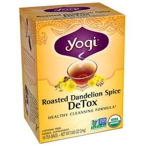 Yogi Tea, Organic Roasted Dandelion Spice DeTox Herbal Tea, 16 tea bags