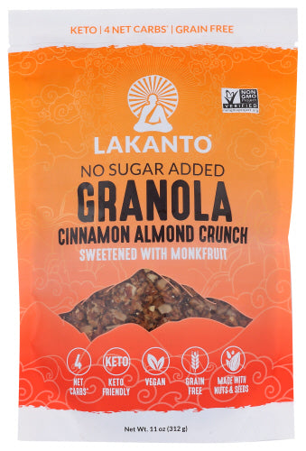 Lakanto, Granola Cinnamon Almond Crunch, 11 oz