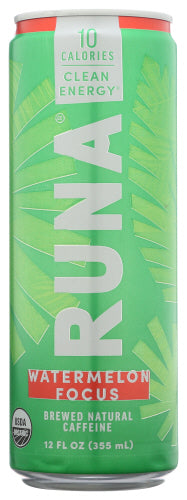 RUNA, Clean Energy Drink, Watermelon Focus, 12 oz