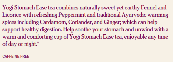 Yogi Tea, Stomach Ease, Caffeine Free, 16 Tea Bags, 1.02 oz