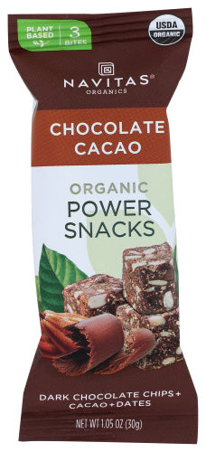 Navitas Organics, Chocolate Cacao Power Snack, 1.05 OZ