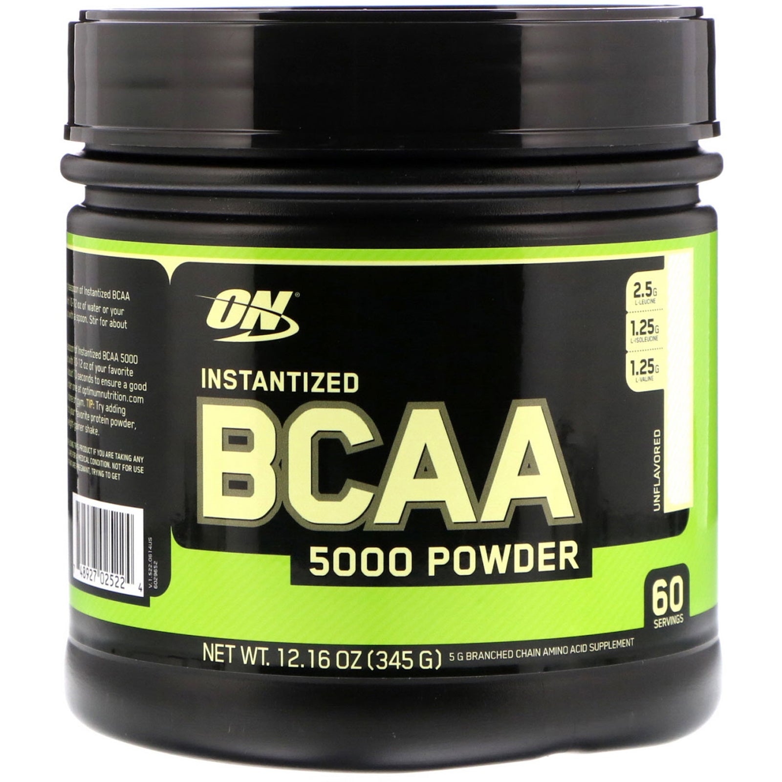 Optimum Nutrition, Micronized Instant BCAA Powder unflavoured, 345G