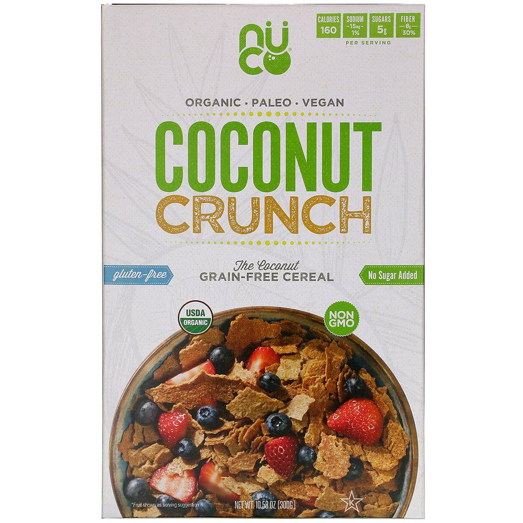 Nuco, Coconut Crunch Cereal, 10.58 oz