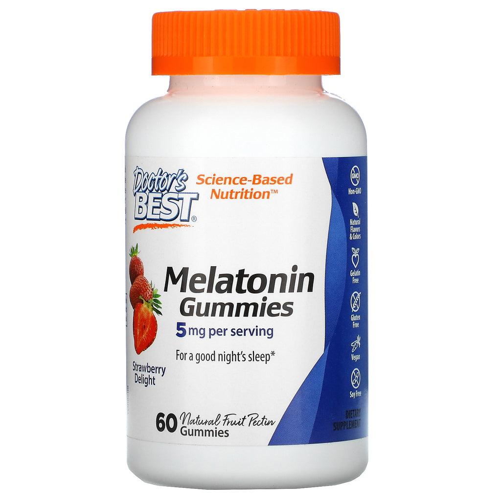 Doctor's Best, Melatonin Gummies, 60 ct