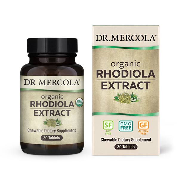 Dr. Mercola, Organic Rhodiola Extract, 30 tab