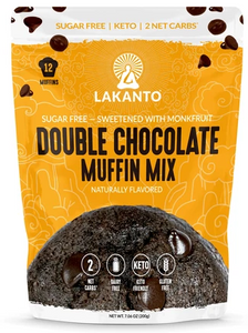 Lakanto, Double Chocolate Muffin Mix, 7.06 oz