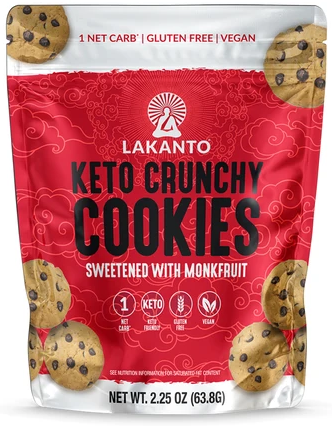 Lakanto, Keto Crunchy Cookies, 2.25 oz