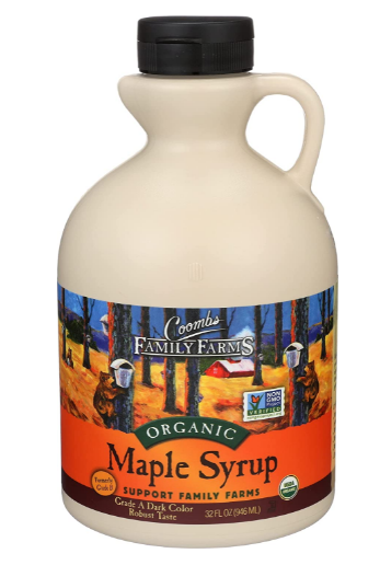 Coombs Family Farms, Organic Grade A Dark Color Robust Taste Maple Syrup, 32 fl. oz