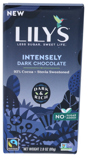 Lily's, 92 Cocoa Intensely Dark Chocolate Bar, 2.8 Ounce