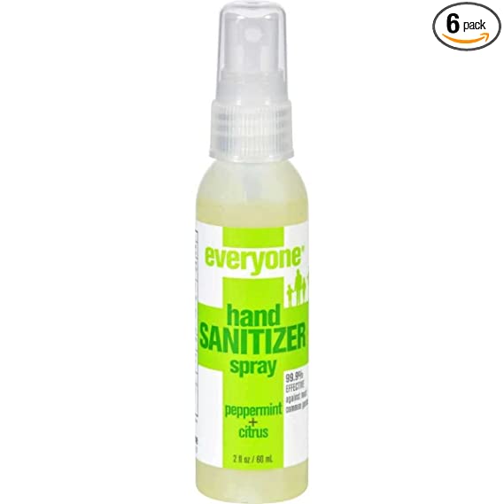 Eo, Hand Sanitizer Spray, Peppermint Citrus, 60 ML