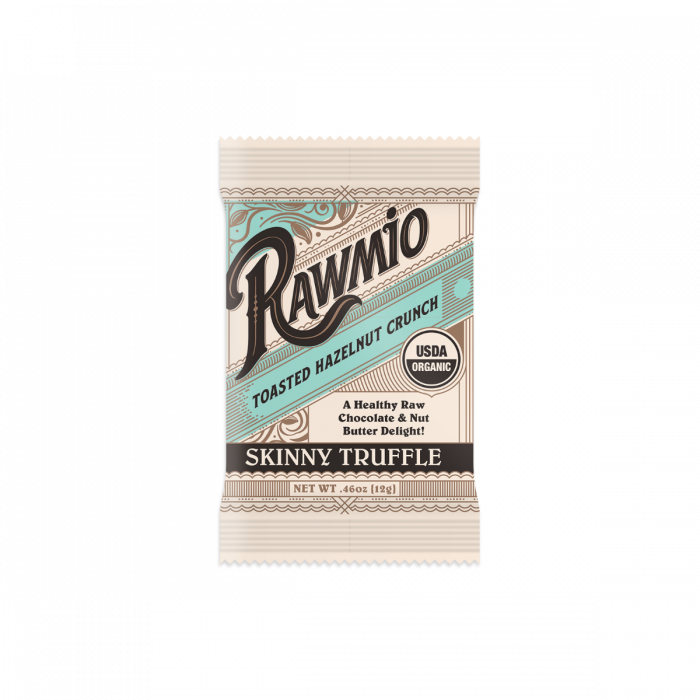 Dastony, Rawmio Toasted Hazelnut Crunch Skinny Truffles, 12g