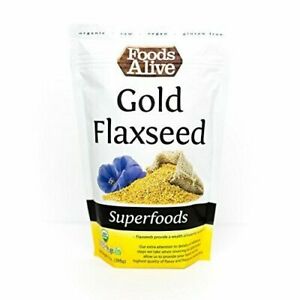 Foods Alive, Gold Flaxseed, 14 oz