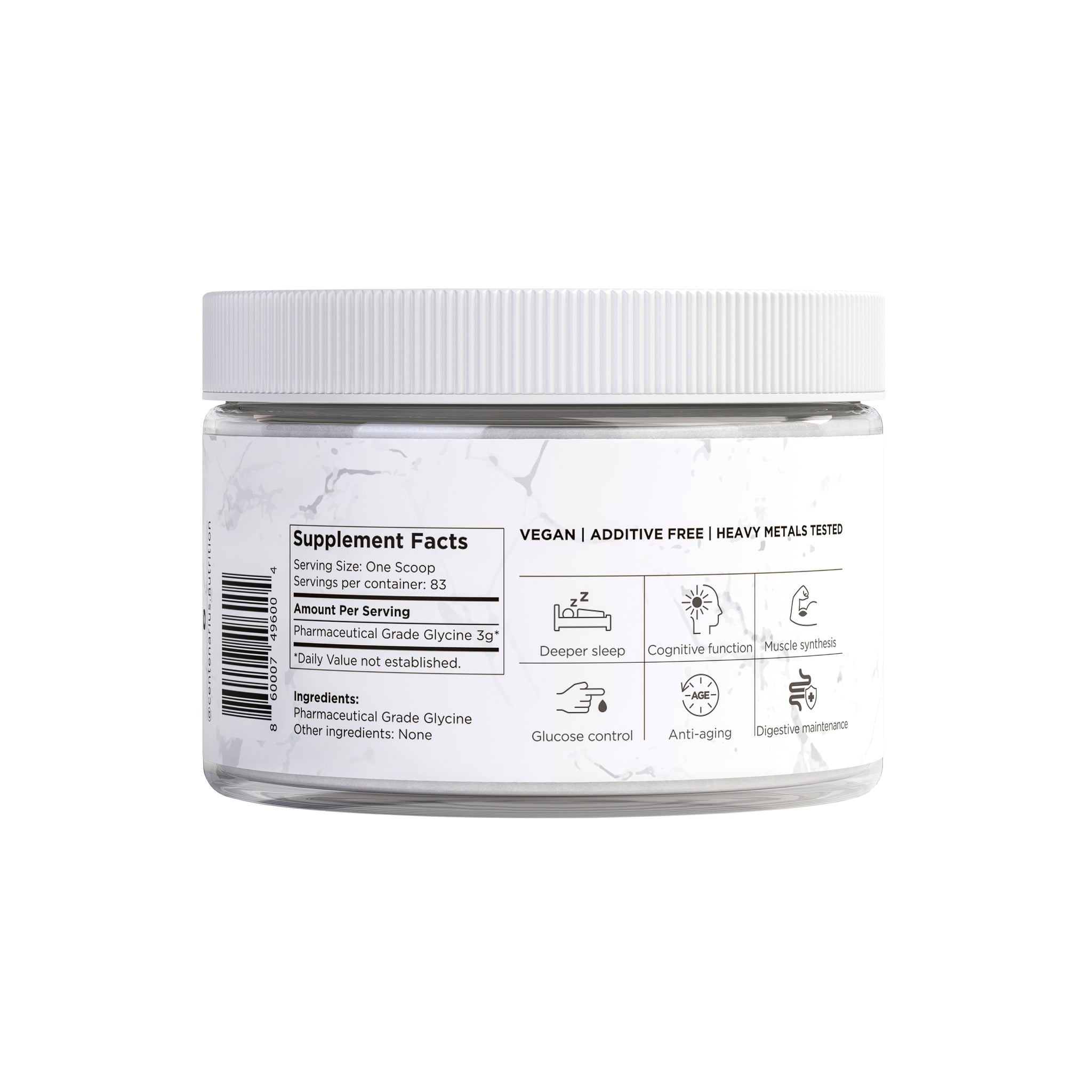 Centenarius, Glycine Powder, 8.8 oz