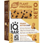 IQBAR, Vegan, Keto Peanut Butter Chip, 1.6 oz