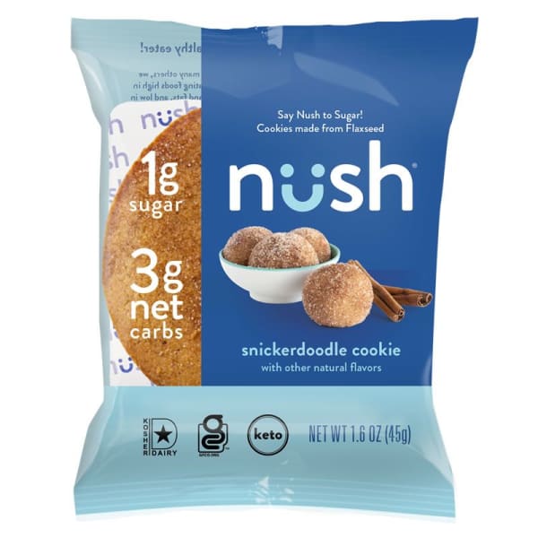 Nush Cookies, Snickerdoodle, 1.6 oz