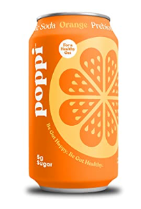 Poppi Soda, Prebiotic Soda Orange, 12 oz