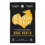 Kettle & Fire, Grass Fed Chicken Bone Broth, 16.9 oz