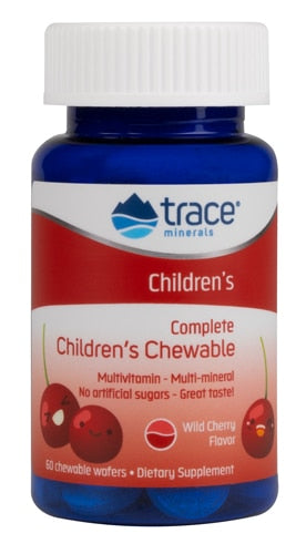 Trace Minerals Research, Complete Children's Chewable, 60 wafers