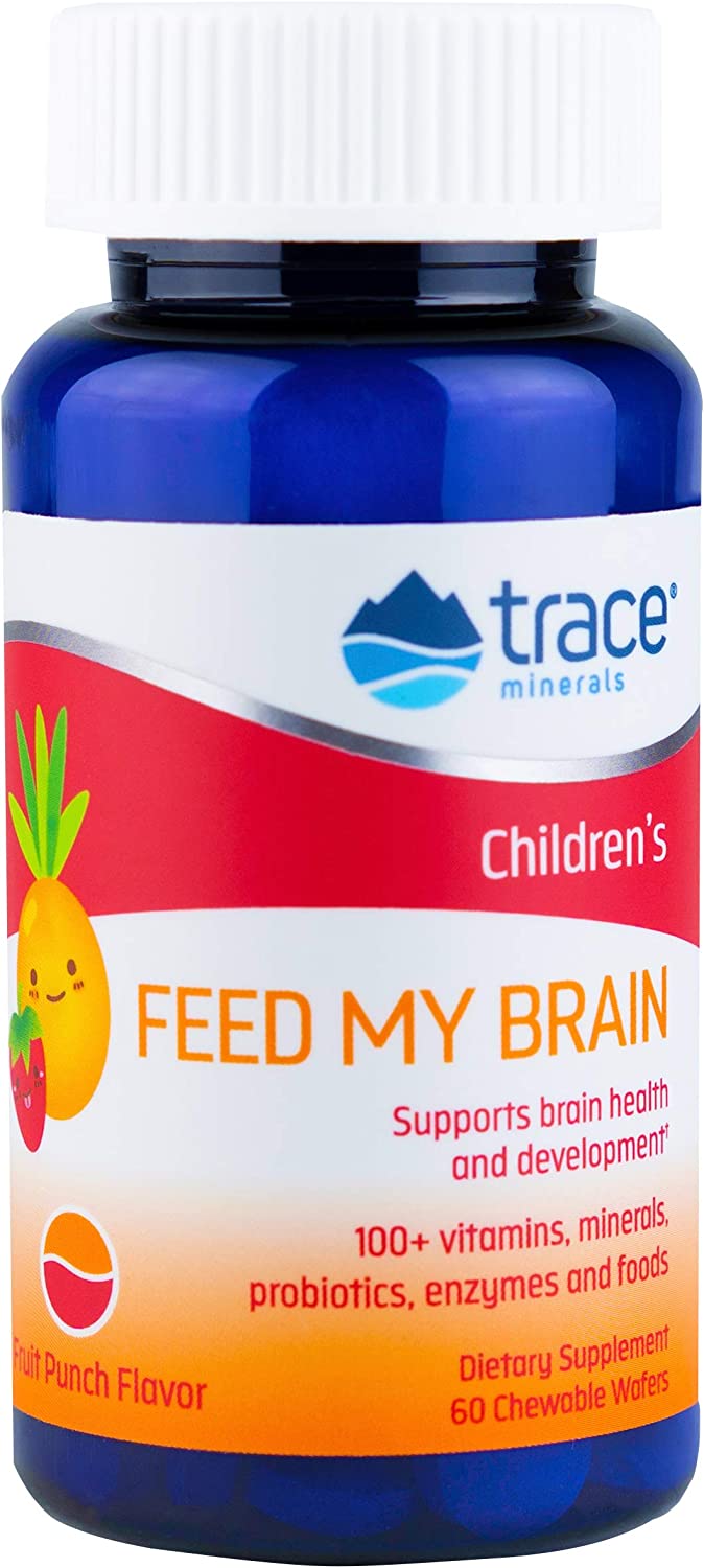 Trace Minerals Research, Feed My Brain (for children) 60 ct