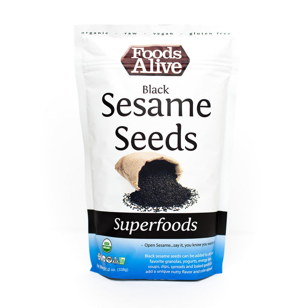 Foods Alive, Black Sesame Seed, 12 oz
